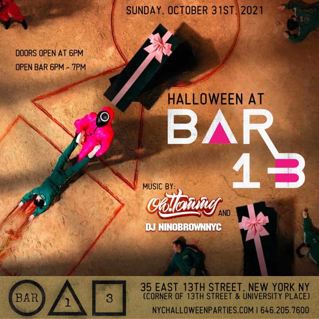 bar 13 halloween party