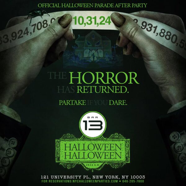 halloween night parade after party at bar 13 nyc