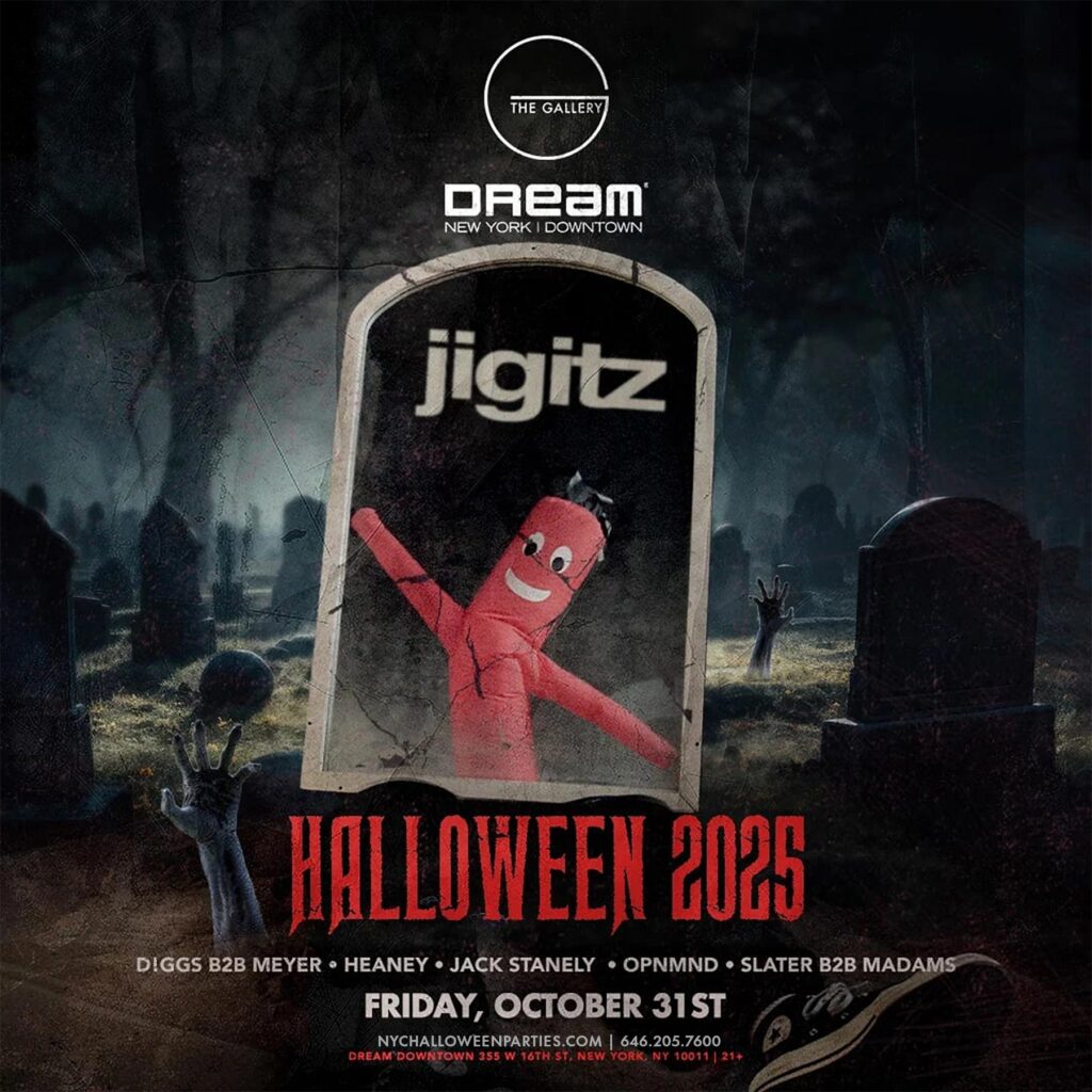 jigitz halloween party at dream hotel downtown