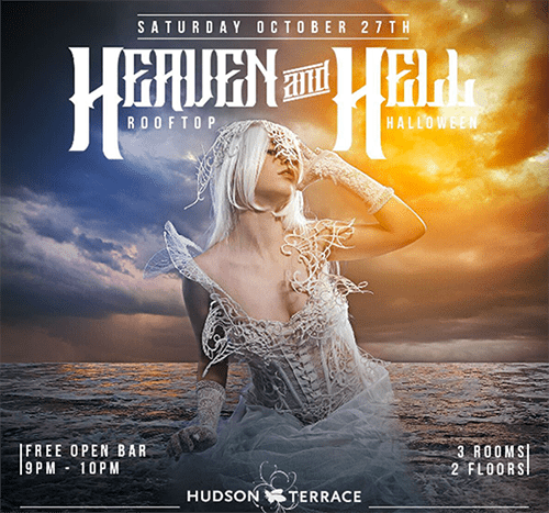 halloween party at hudson terrace