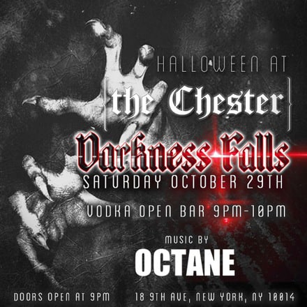 halloween party at the chester inside gansevoort hotel meatpacking district