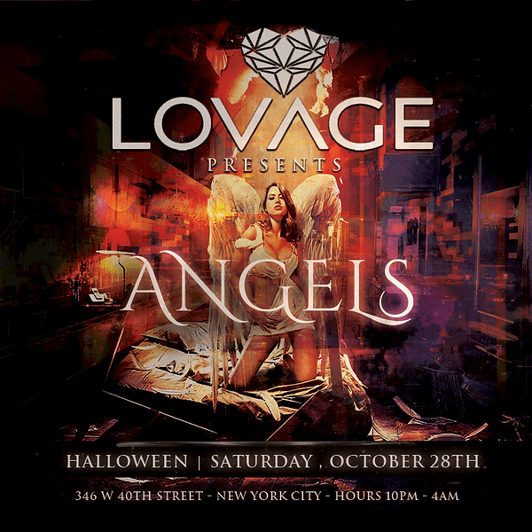 halloween party at lovage nyc