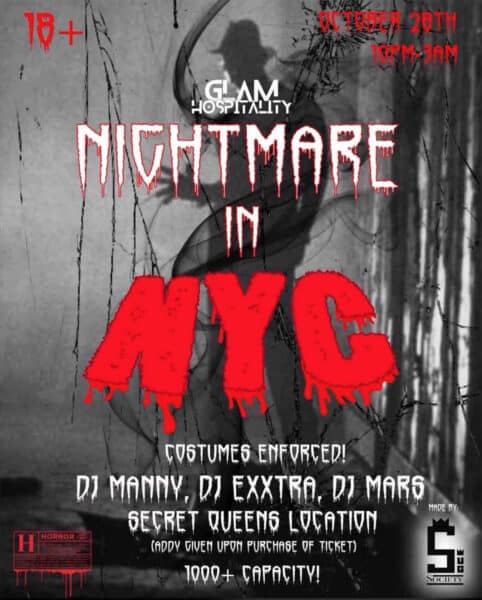 18 and over halloween party in queens nyc