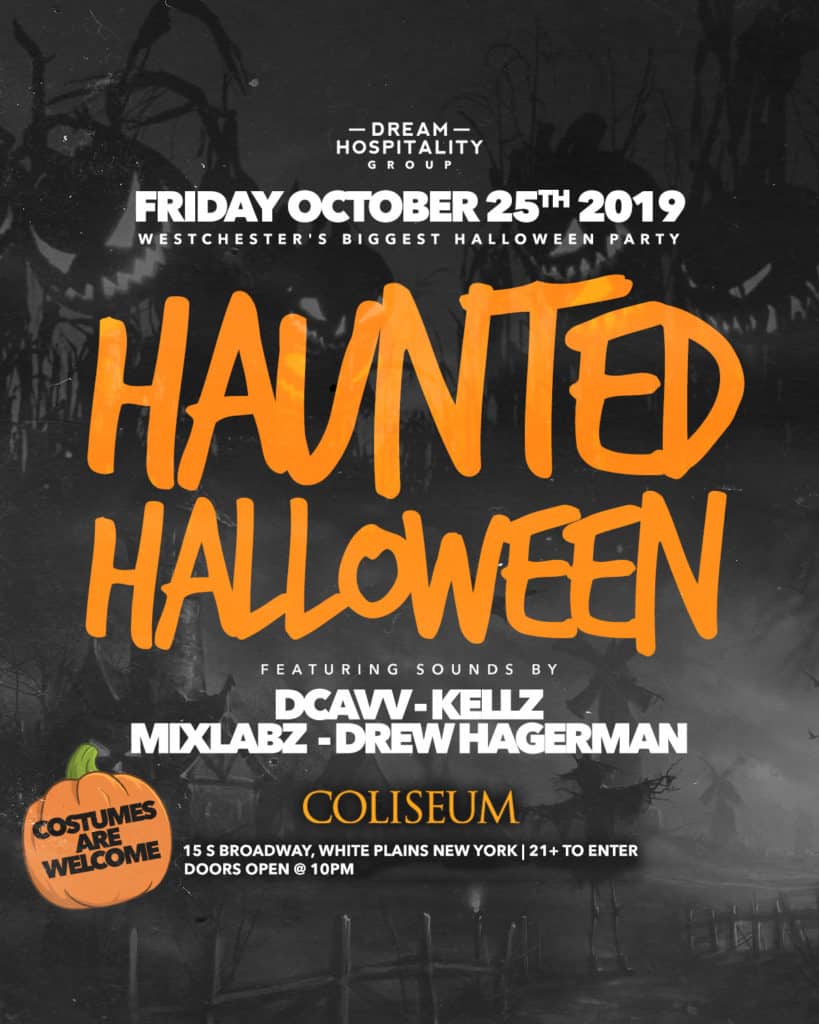 halloween party at the coliseum in white plains