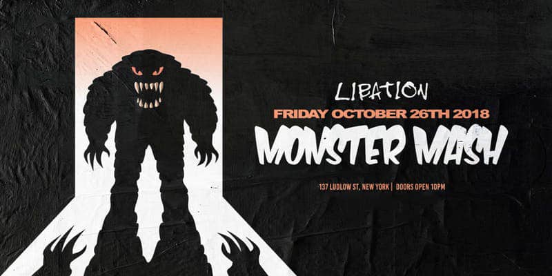 halloween party at libation nyc