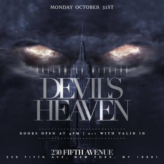 halloween night 2022 at 230 5th rooftop