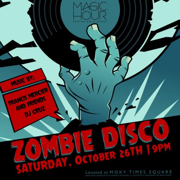 halloween party at magic hour rooftop