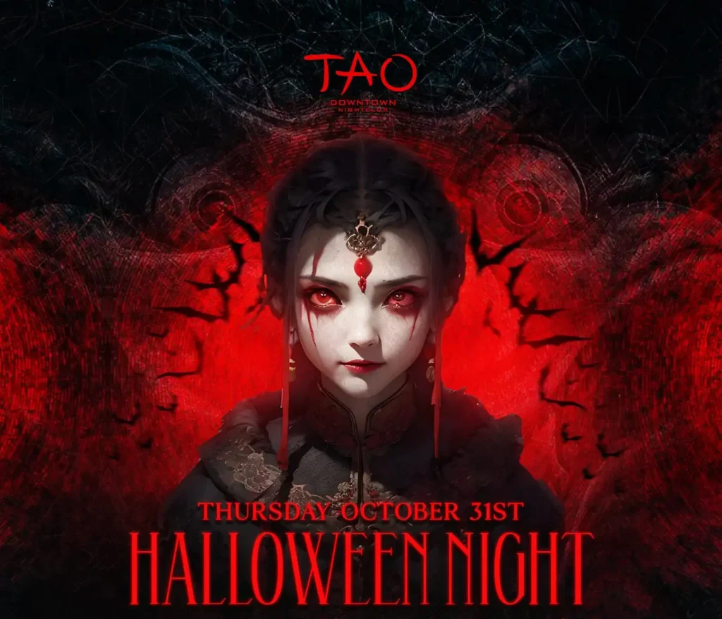 halloween night at tao downtown