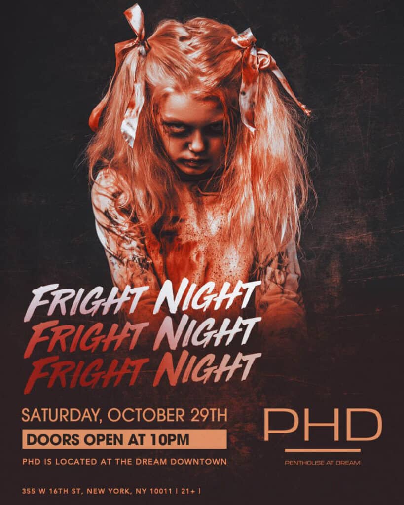 halloween party at phd rooftop 10/29/22