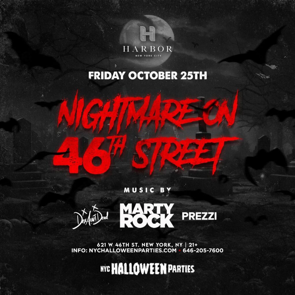 halloween weekend kickoff party at harbor rooftop