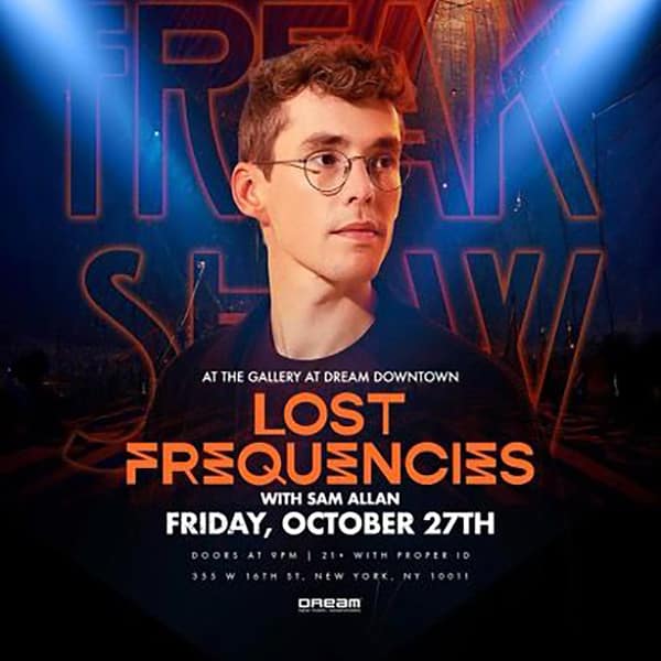 LOST FREQUENCIES Halloween Party 2023 at The Dream Downtown Hotel