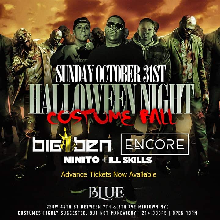 halloween night at blue midtown