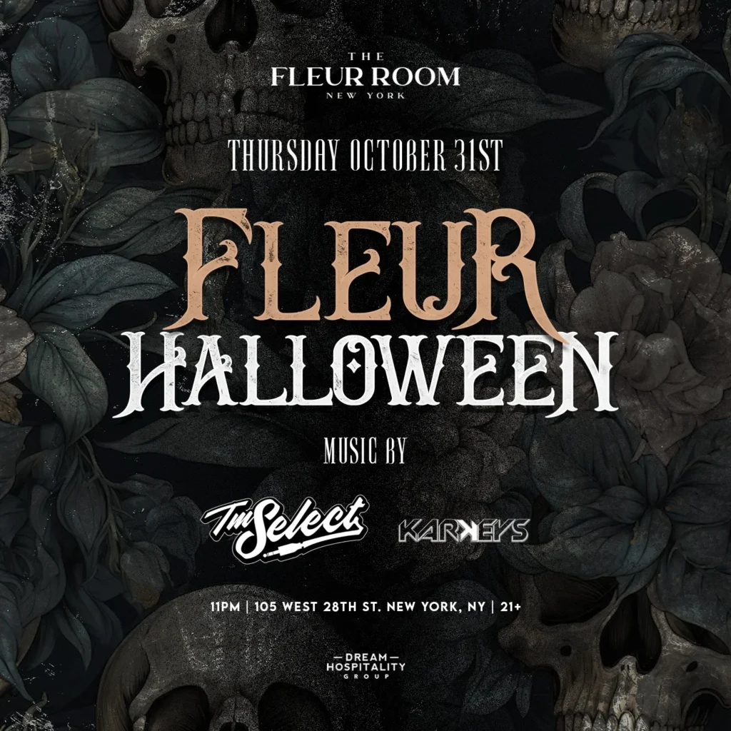 the fleur room halloween party