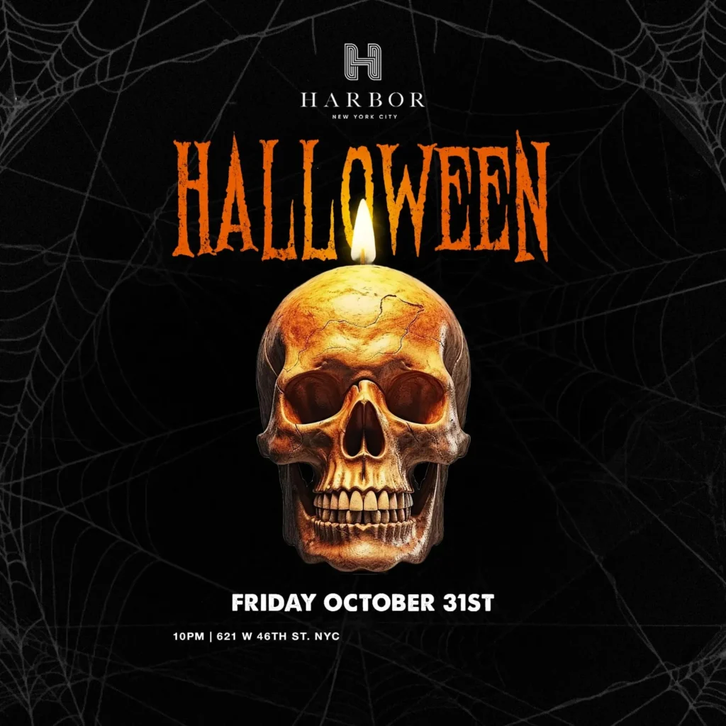 harbor rooftop halloween night