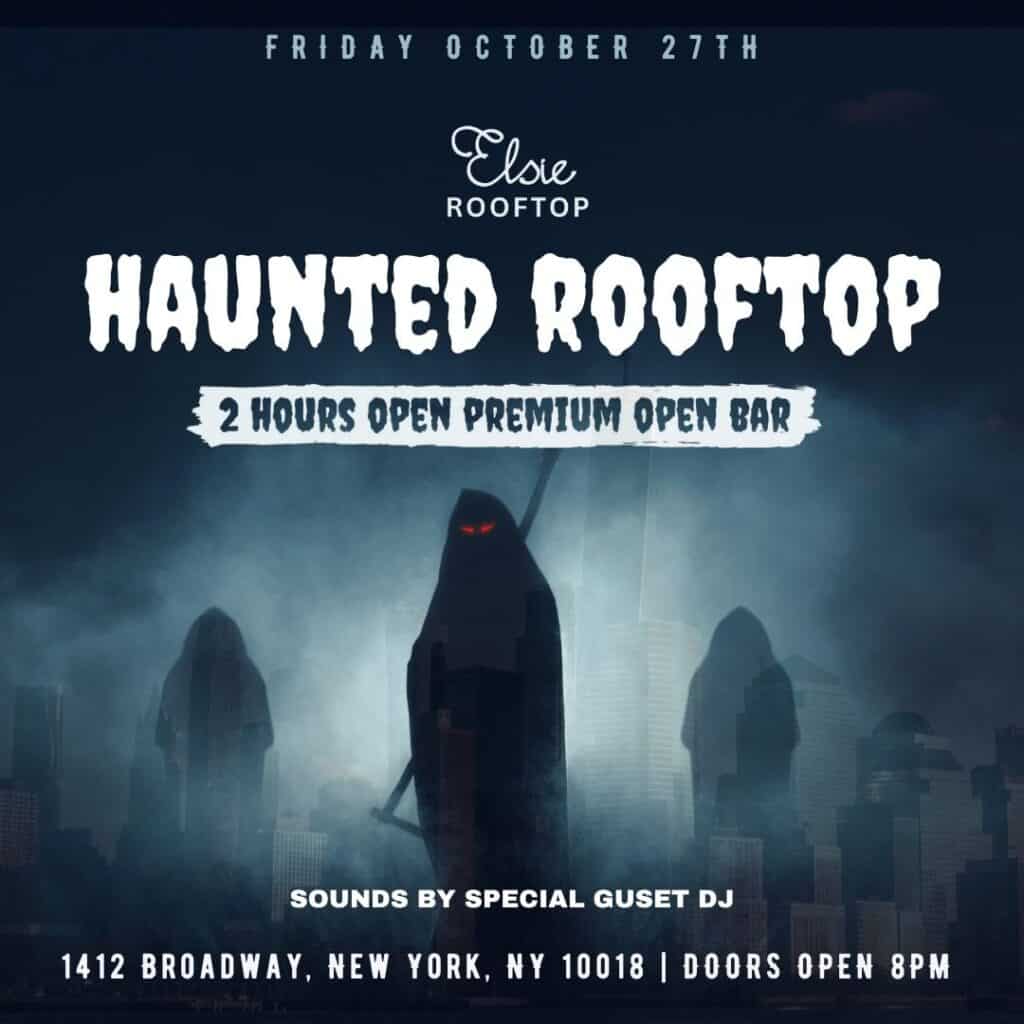 2023 Halloween Party at Elsie Rooftop