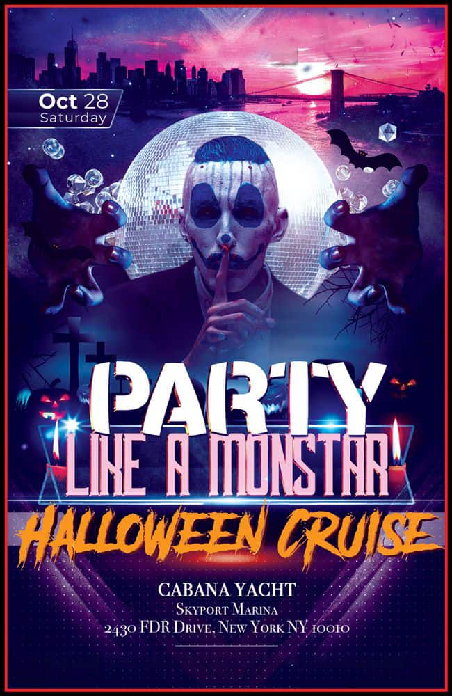 2023 halloween party cruise aboard the cabana yacht