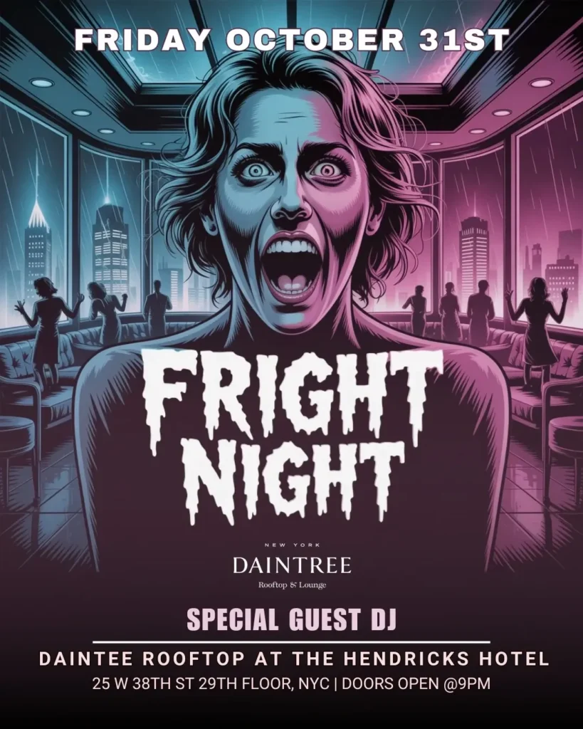 daintree rooftop and lounge halloween night