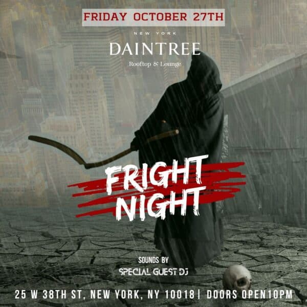 halloween party at daintree rooftop 10/27/23