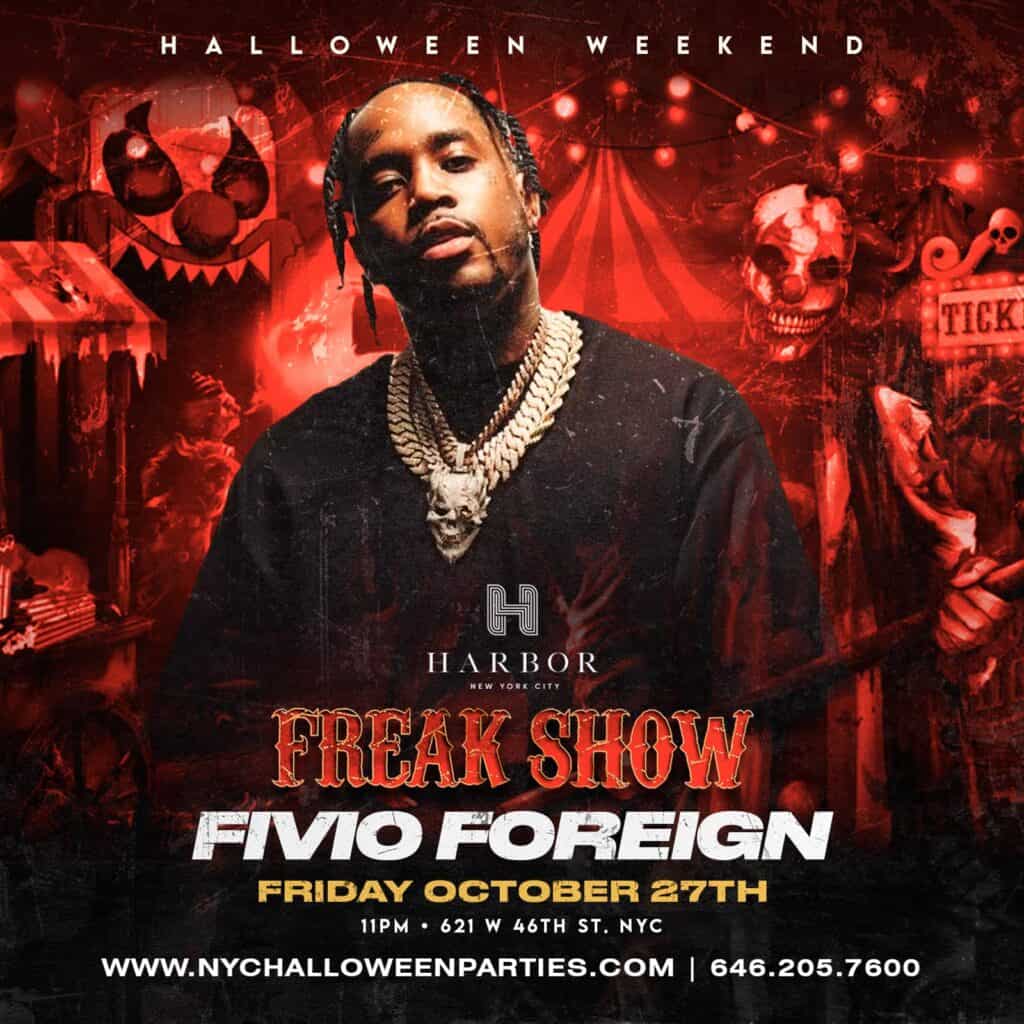 Halloween Fivio Foreign at Harbor NYC