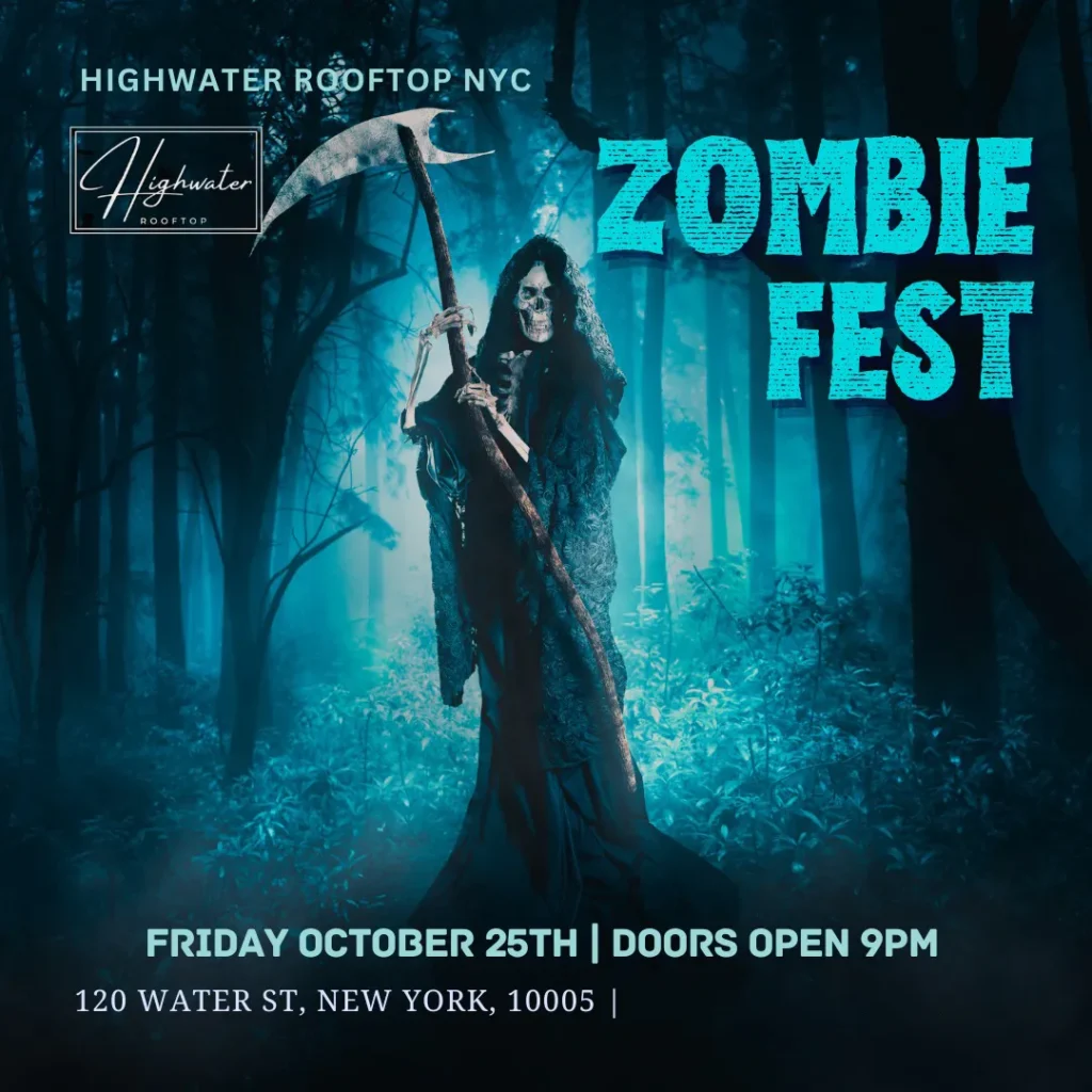 highwater rooftop nyc halloween party