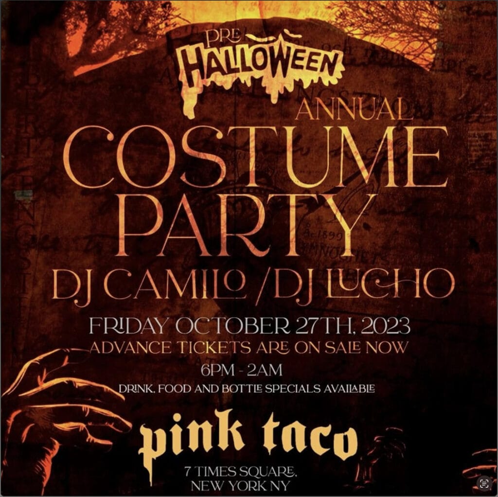 Pink Taco Halloween with DJ Camilo