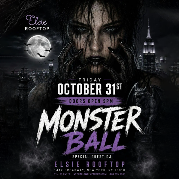 Halloween Party at Elsie Rooftop NYC