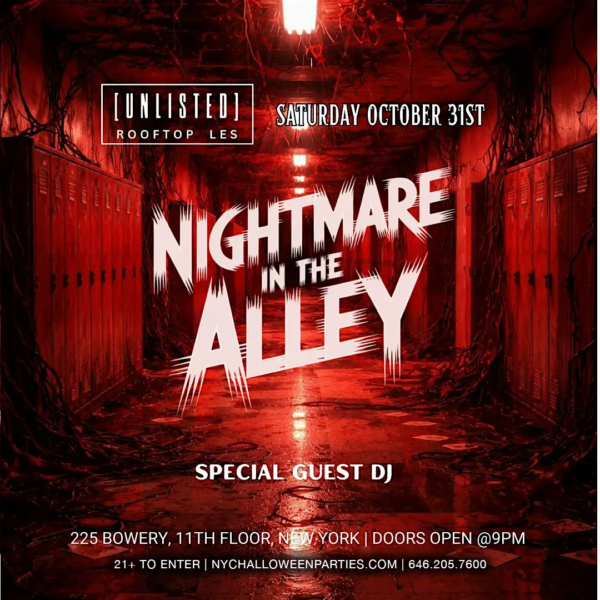 Halloween Party at Unlisted Rooftop NYC